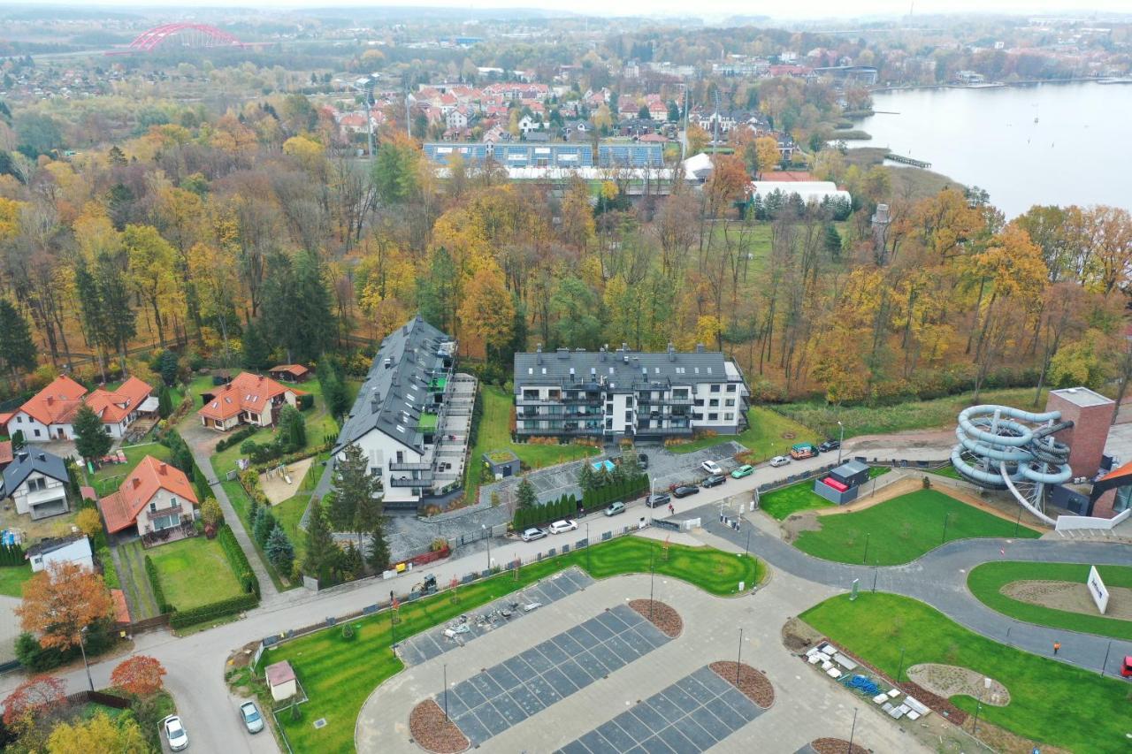 Apartament Twierdza Z Widokiem Na Jezioro Ostróda Esterno foto